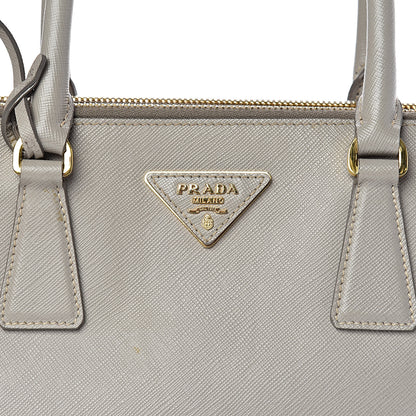 Prada Saffiano Small Galleria Double Zip Tote Pomice 16 of 16