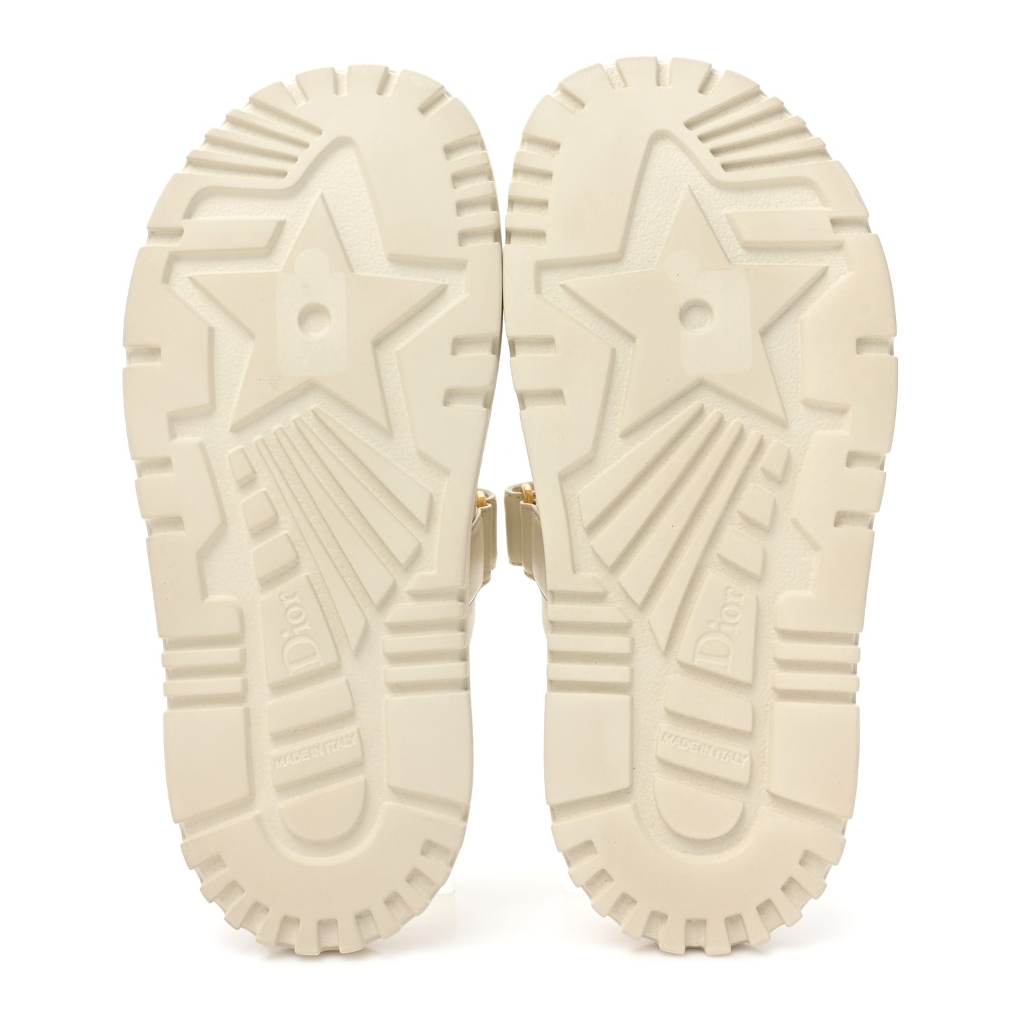Lambskin Dioract 10mm Sandals 36 Off White