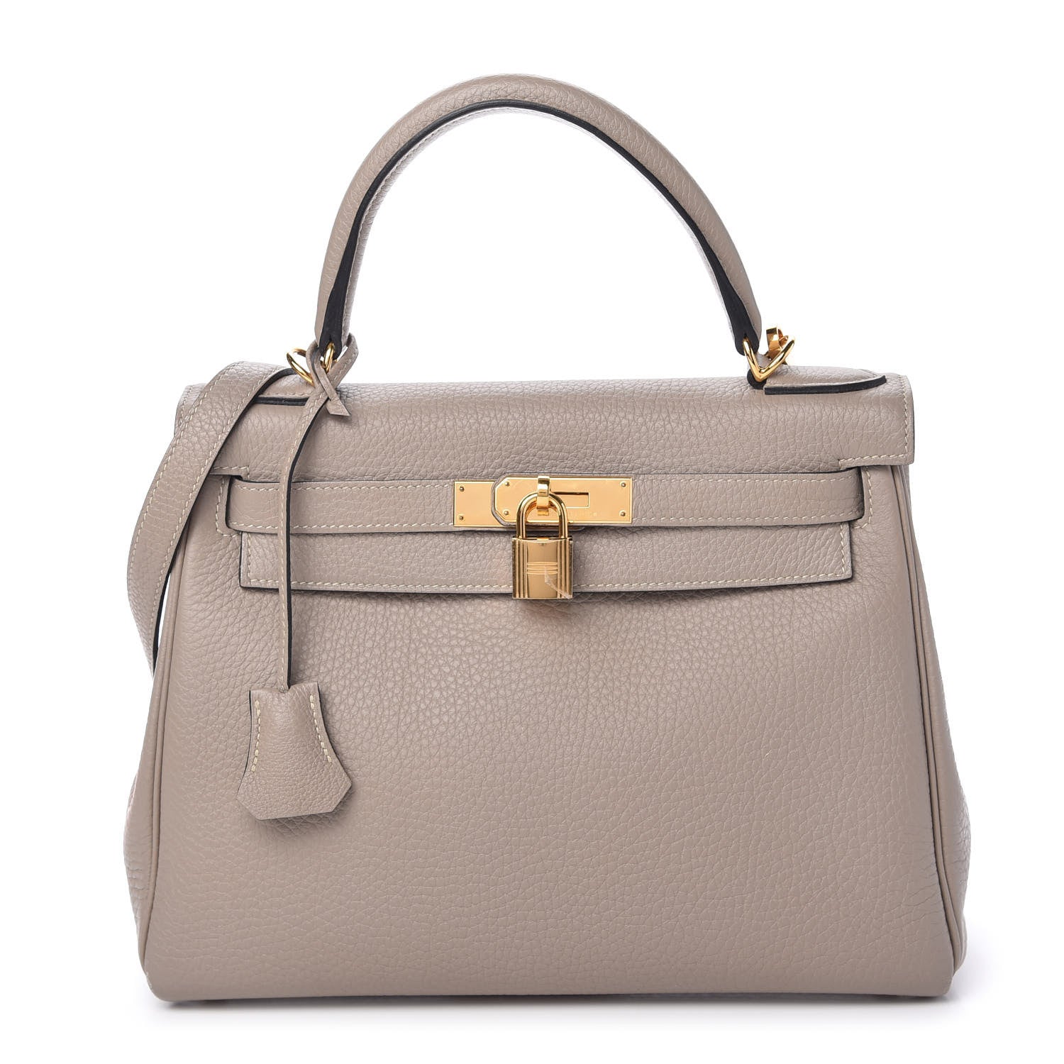 Hermes Togo Kelly Retourne 28 Gris Tourterelle 1 of 14