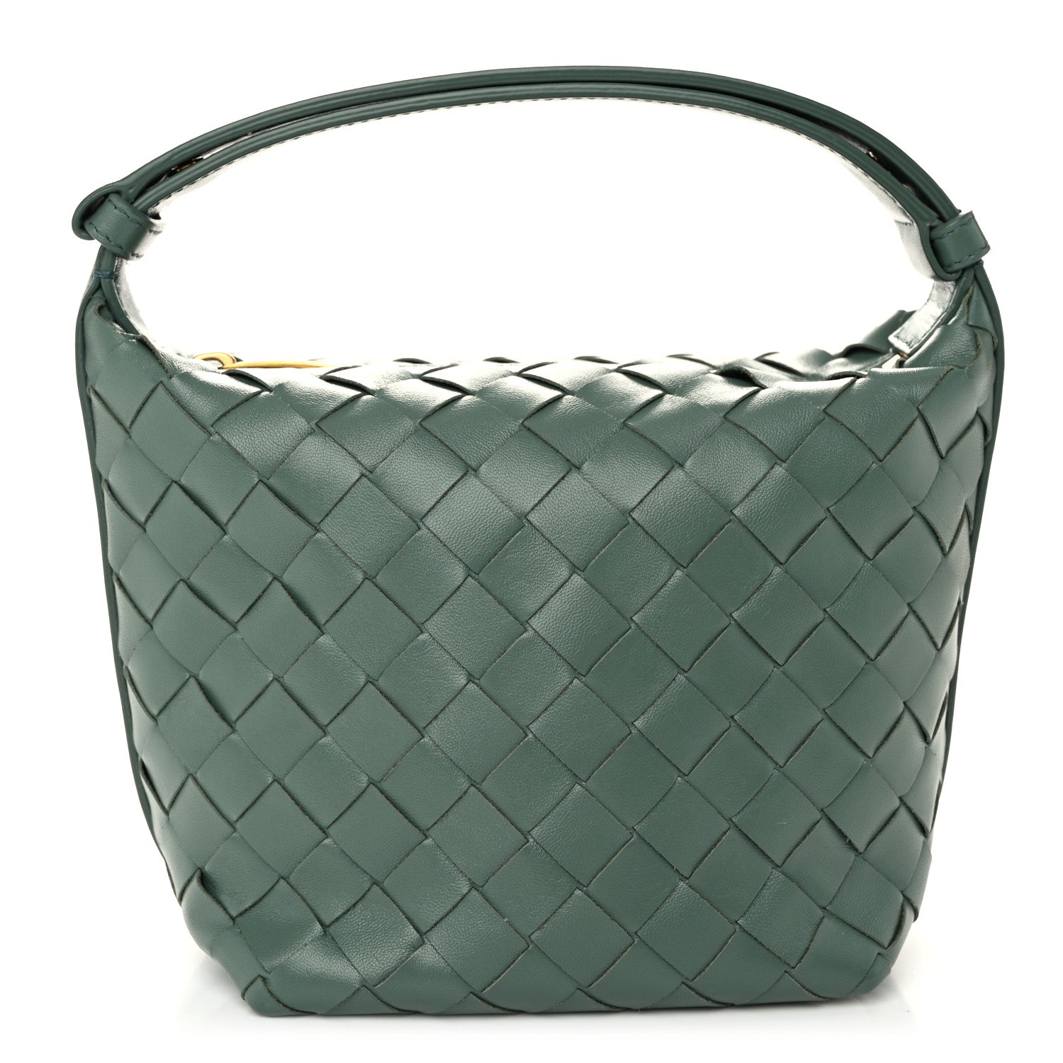 Bottega Veneta Calfskin Nappa Intrecciato Candy Wallace Aloe 1 of 10