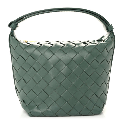 Bottega Veneta Calfskin Nappa Intrecciato Candy Wallace Aloe 1 of 10
