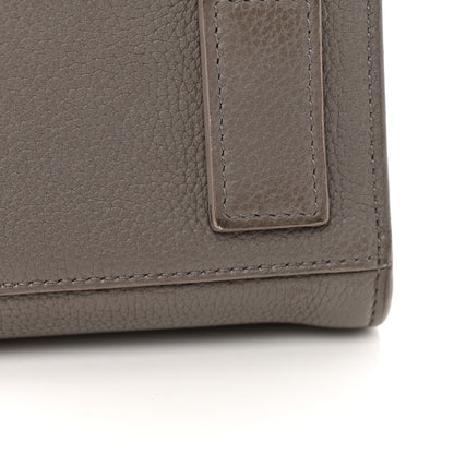 Saint Laurent Grained Calfskin Nano Supple Sac De Jour Fog 12 of 16