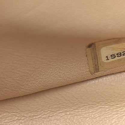 Chanel Lambskin Quilted Jumbo Double Flap Beige 7 of 18