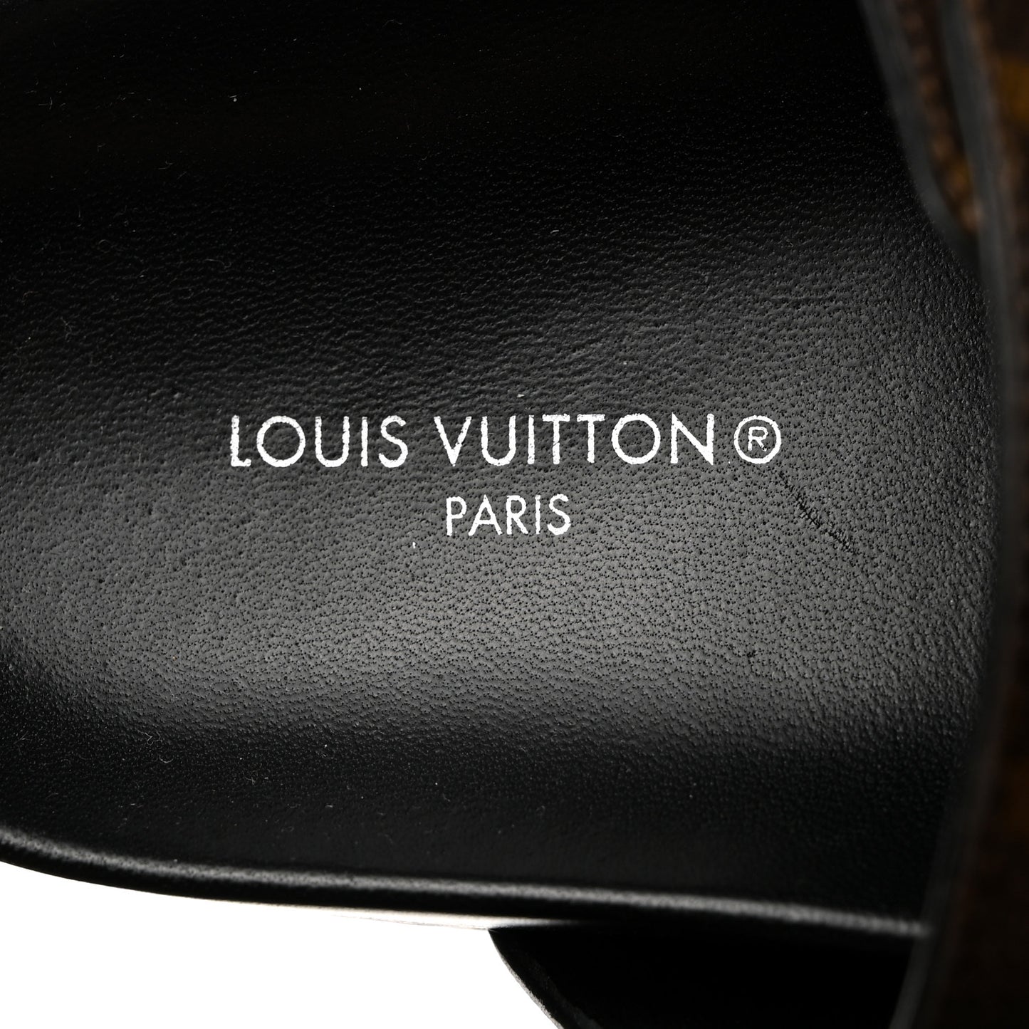 Monogram Bom Dia Mule Sandals 37.5 Black