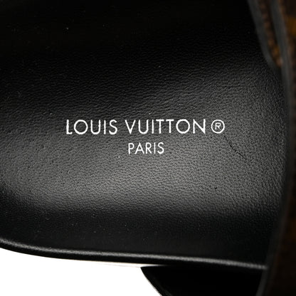 Louis Vuitton Monogram Bom Dia Mule Sandals 37.5 Black 6 of 9