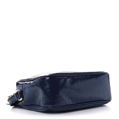 Gucci Vernice Naplack Small Soho Disco Bag Uniform Blue 3 of 11