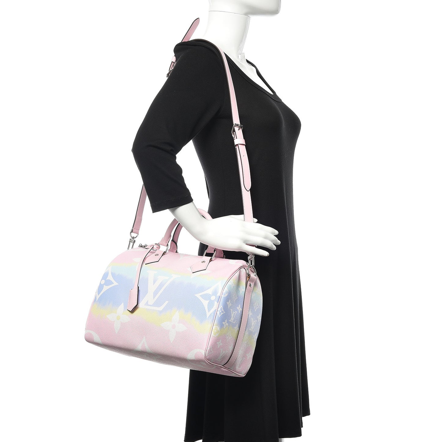 Monogram Escale Speedy Bandouliere 30 Pastel