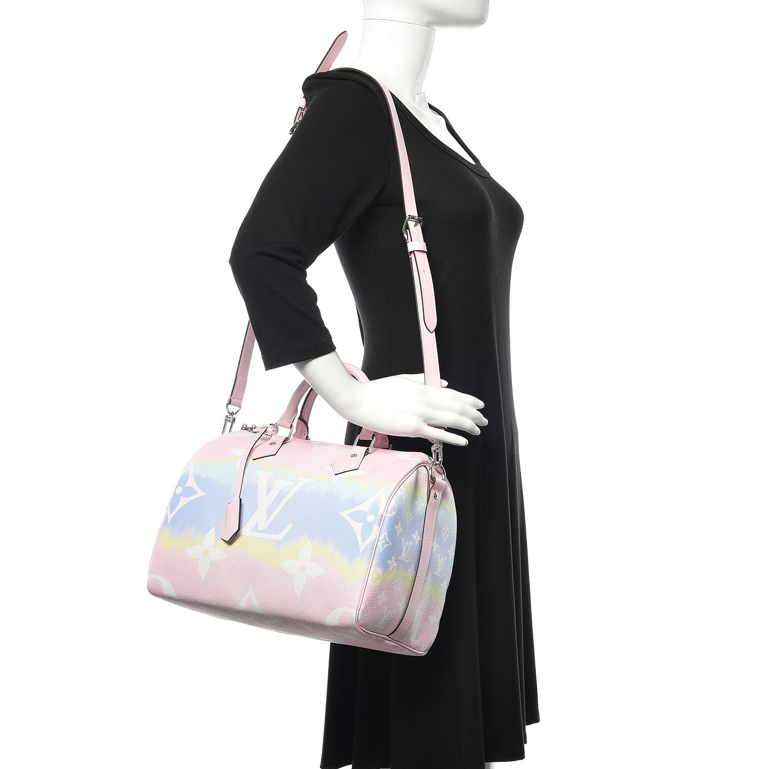 Louis Vuitton Monogram Escale Speedy Bandouliere 30 Pastel 2 of 12