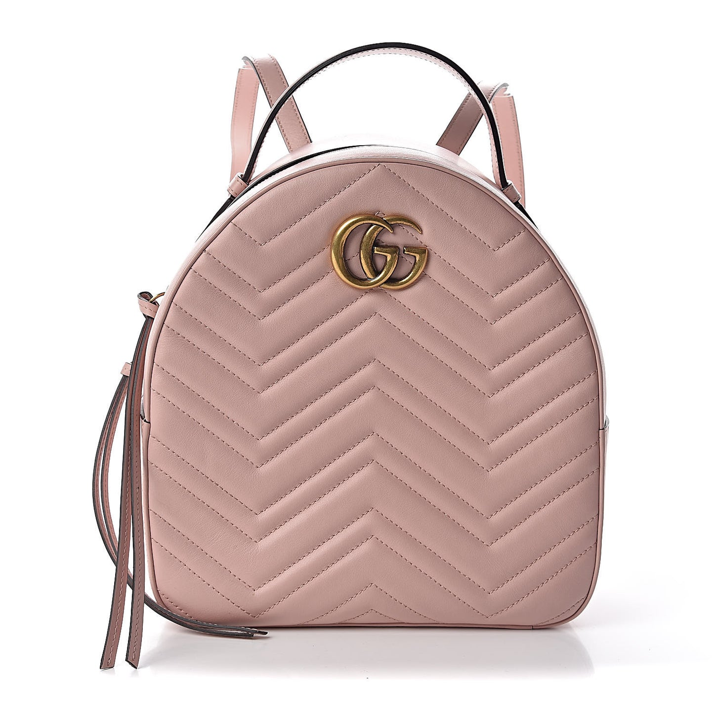 Calfskin Matelasse GG Marmont Dome Backpack Perfect Pink