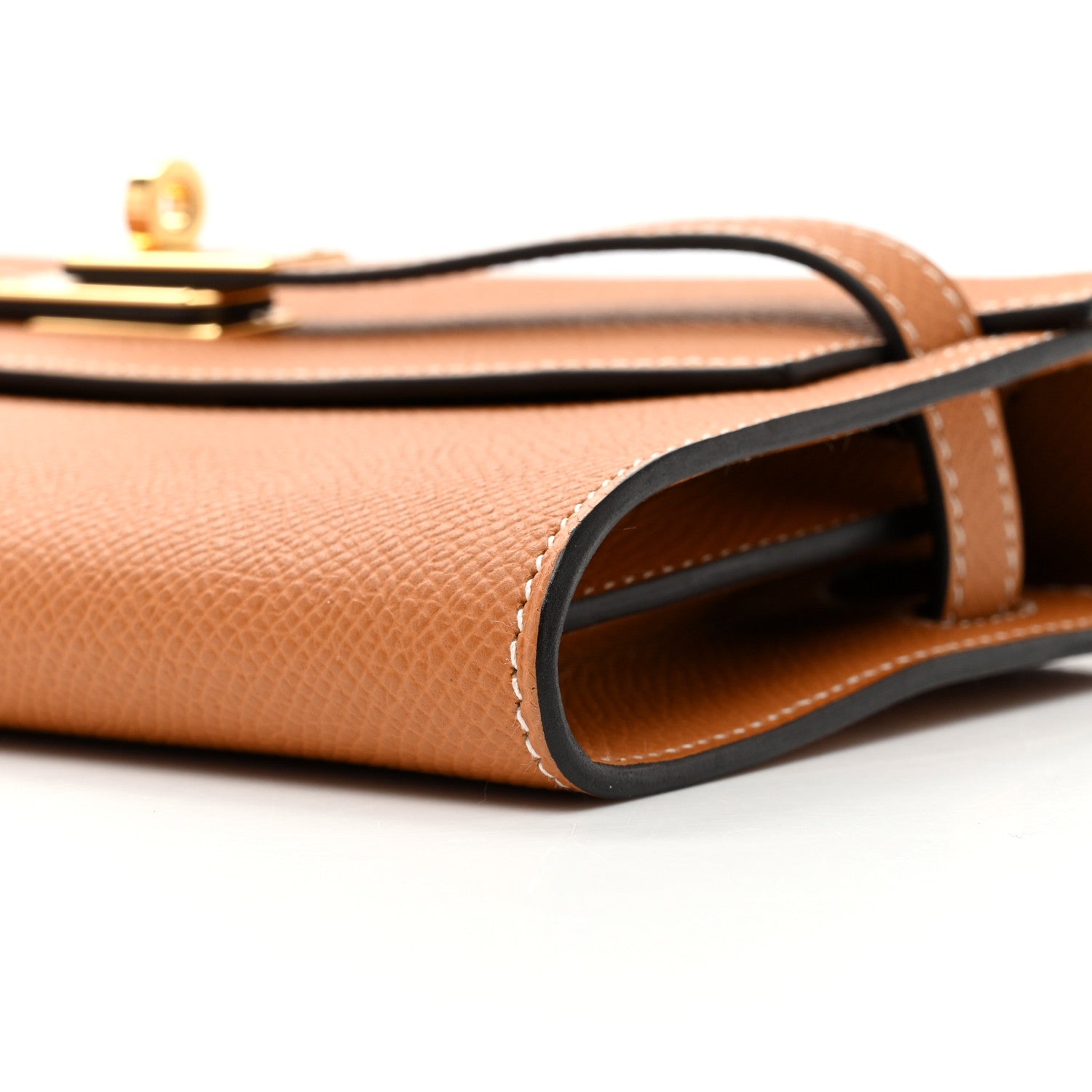 Hermes Epsom Kelly Wallet To Go Gold 10 of 11