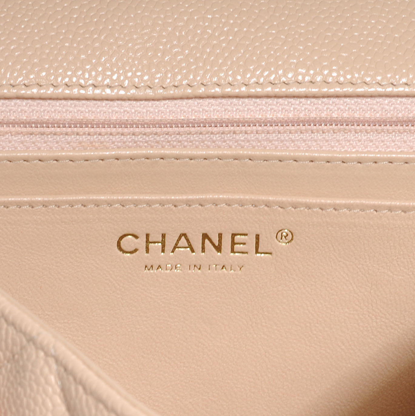 Chanel Caviar Jumbo Single Flap Beige Clair 7 of 8