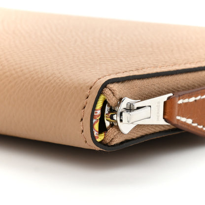 Hermes Epsom Silk'In Wallet Chai 12 of 15