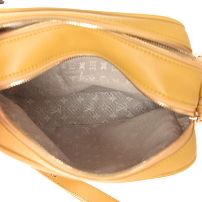 Louis Vuitton Supple Calfskin Paname Take Off Flight Bag Yellow 6 of 14