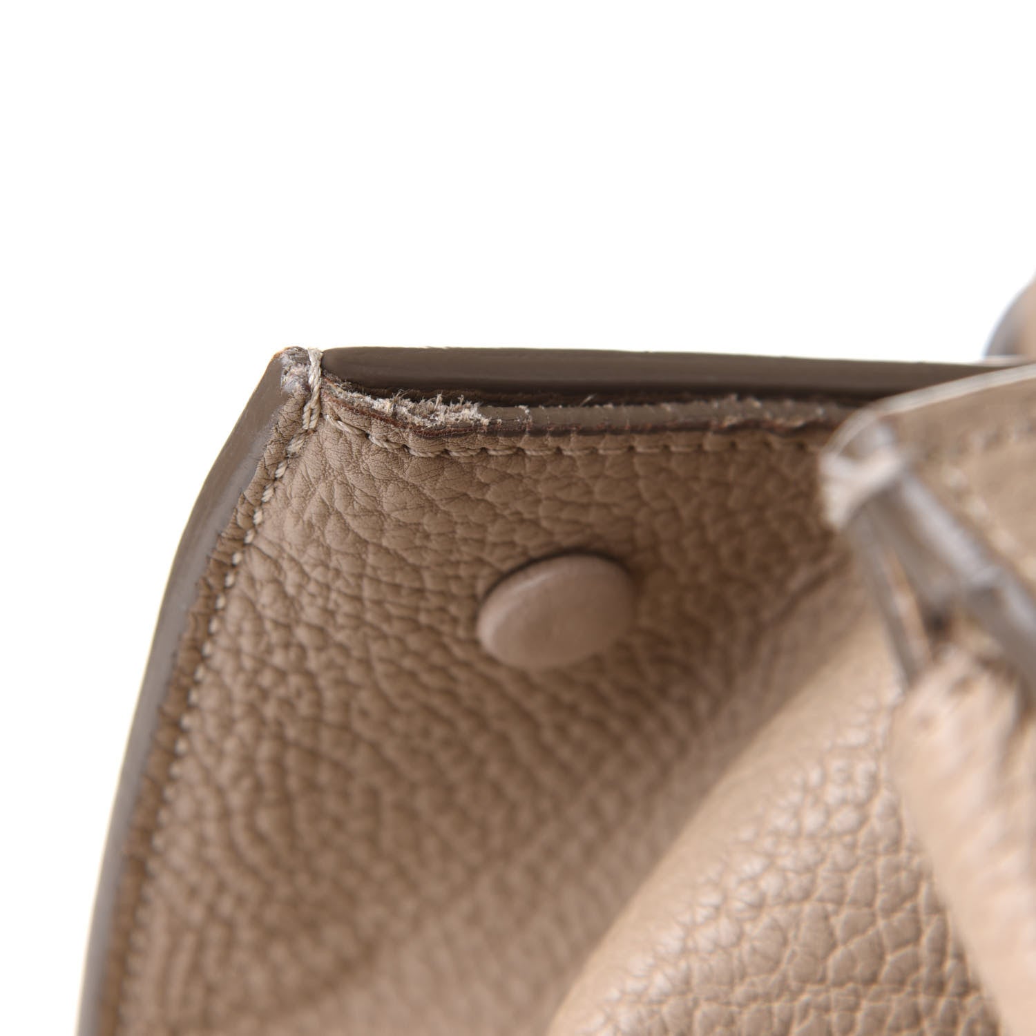 Celine Crisped Calfskin Medium Tie Knot Tote Taupe 21 of 23