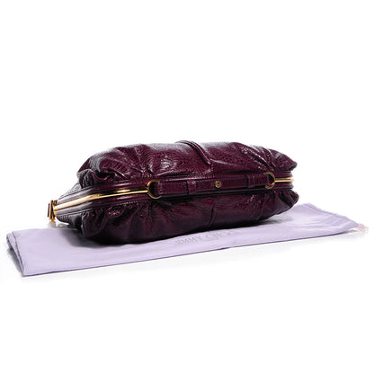 Jimmy Choo Glazed Leather Ayse Shoulder Bag Purple 4 of 7