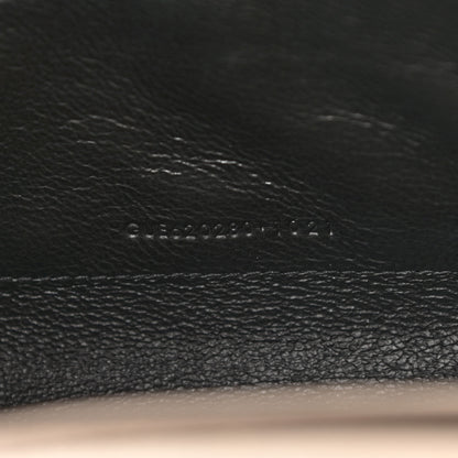 Saint Laurent Grain De Poudre Mixed Matelasse Triquilt Monogram Chain Wallet Dark Beige 7 of 11