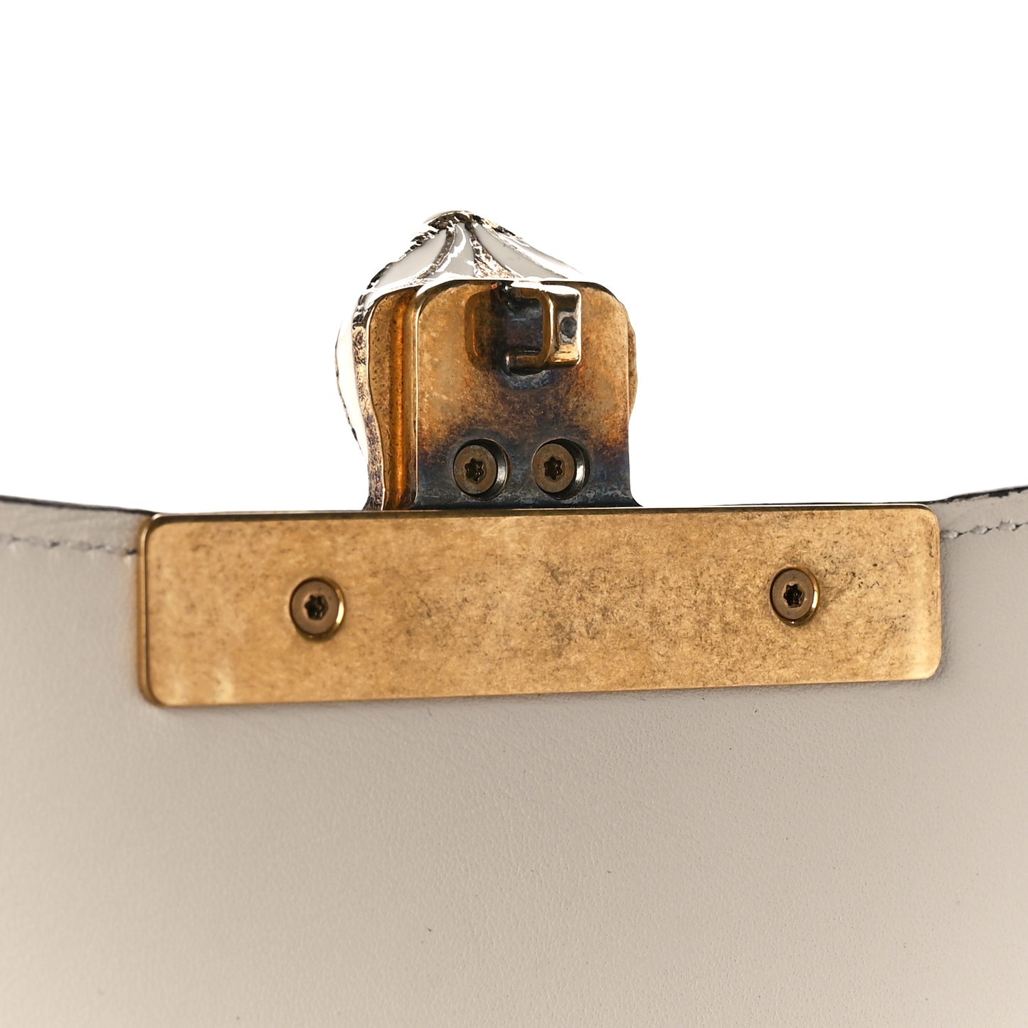 Snakeskin Embroidered Medium Osiride Top Handle Bag