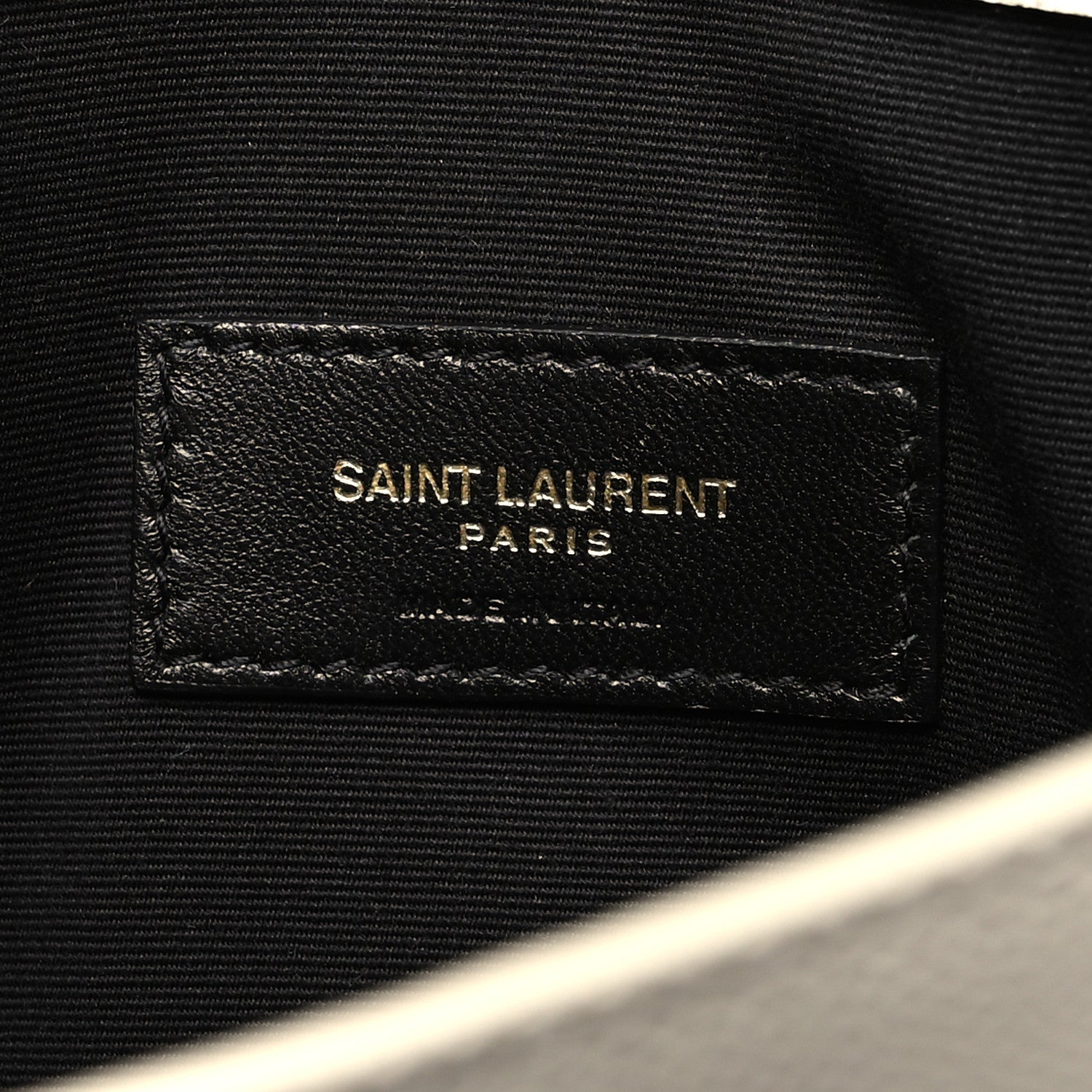 Saint Laurent Grain De Poudre Uptown Pouch Crema Soft 6 of 11