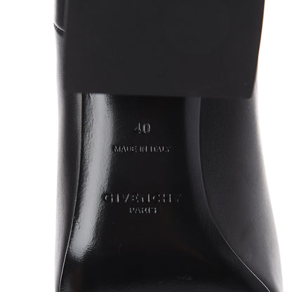 Givenchy Smooth Calfskin 4G Button Charm Chelsea Ankle Boots 40 Black 7 of 7