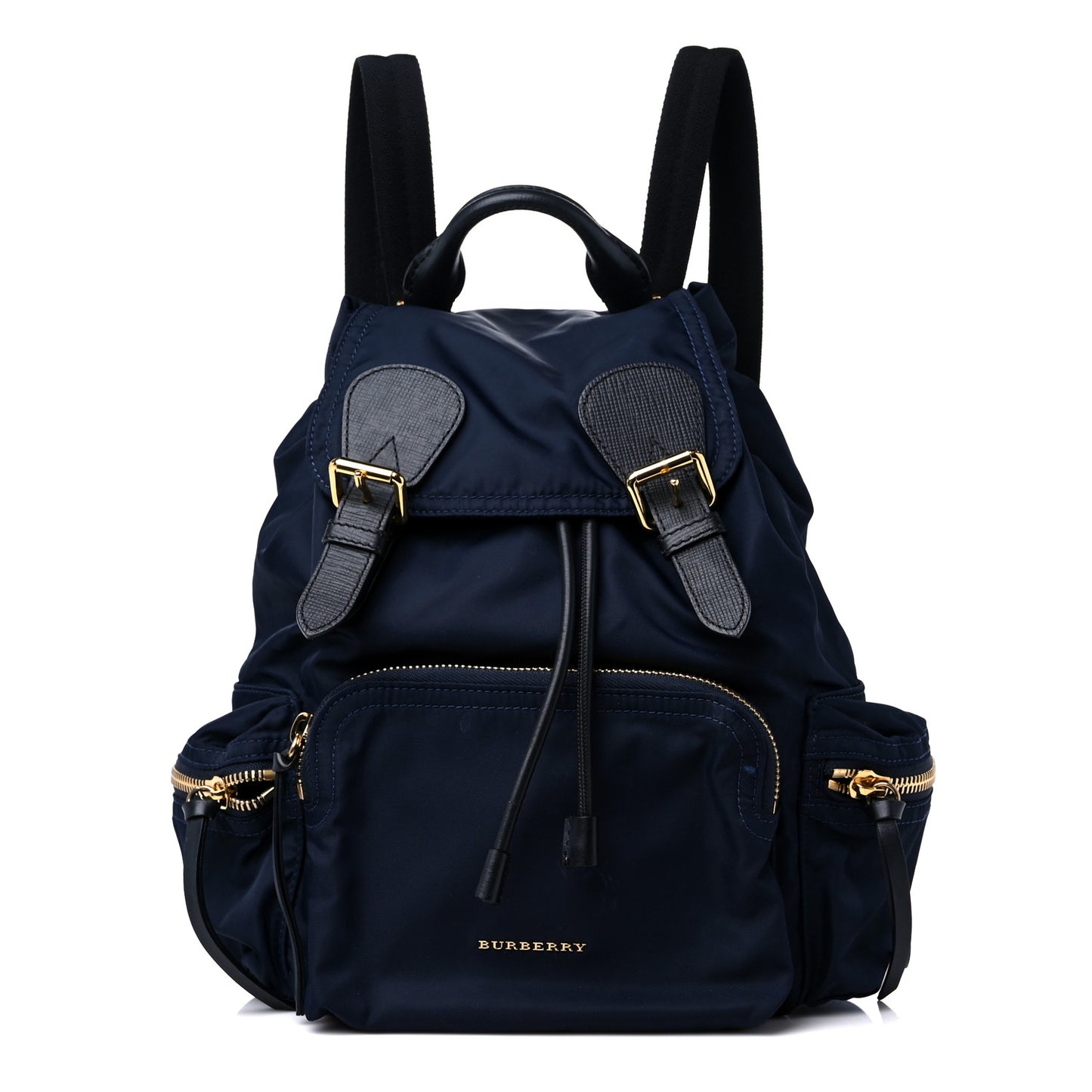 Nylon Medium Rucksack Backpack Ink Blue