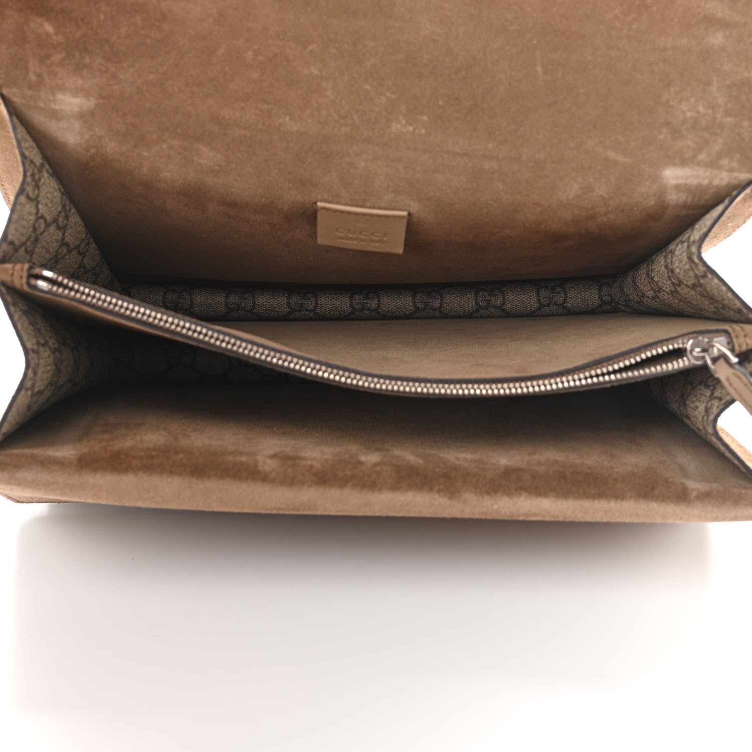 Gucci GG Supreme Monogram Medium Dionysus Shoulder Bag Taupe 5 of 10