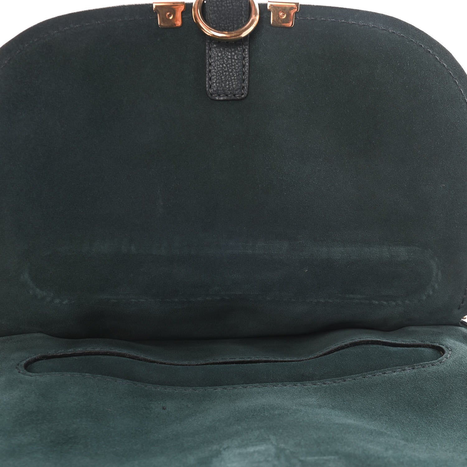Chloe Natural Grain Calfskin Medium Marcie Satchel Teal 9 of 10