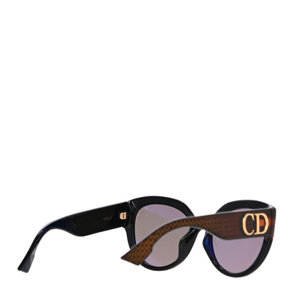 Christian Dior Acetate DDiorF Cat Eye Sunglasses Brown 3 of 8