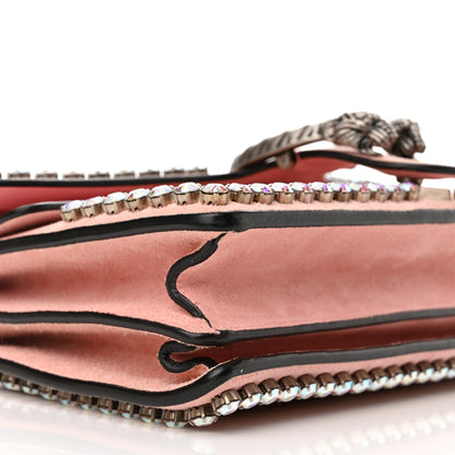 Gucci Suede Crystal Small Dionysus Shoulder Bag Peonia 9 of 14
