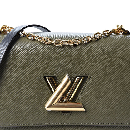 Louis Vuitton Epi Twist Shoulder Bag MM Kaki 7 of 10