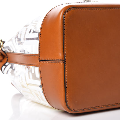 Fendi TPU FF Vitello Aura F is Fendi Grande Mon Tresor Bucket Bag White Cuoio 9 of 12