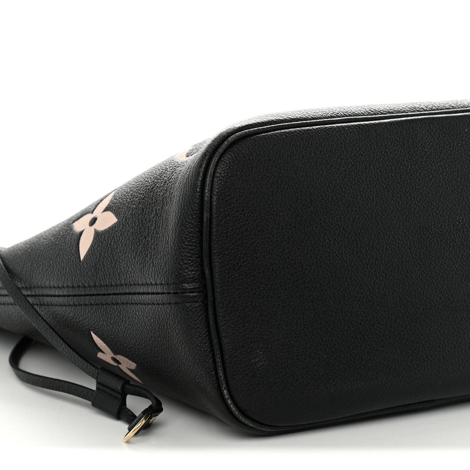 Louis Vuitton Empreinte Monogram Giant Neverfull MM Black Beige 9 of 12