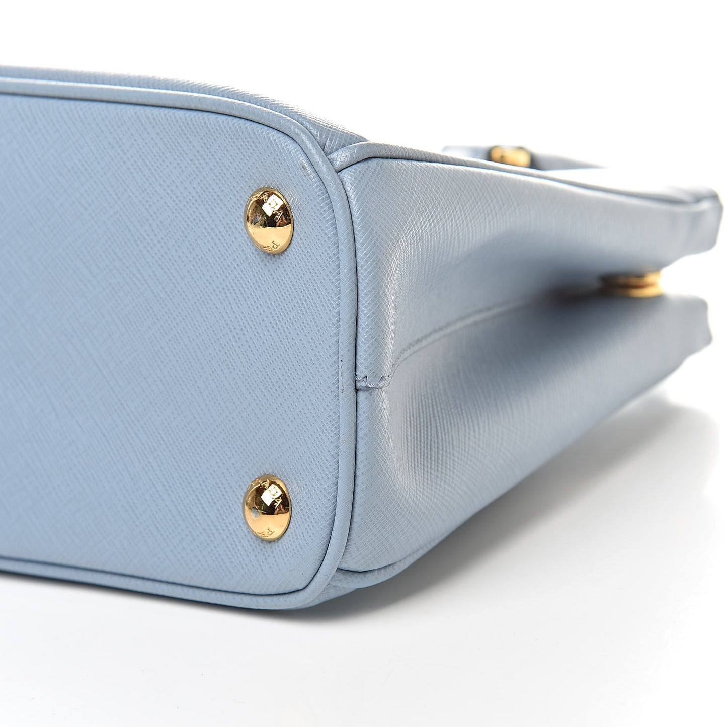 Saffiano Galleria Mini Double Zip Tote Aviazione