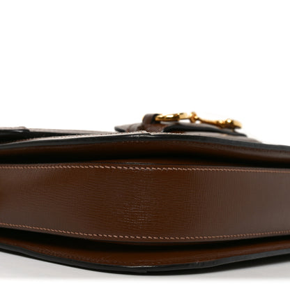 Gucci GG Supreme Monogram Horsebit 1955 Shoulder Bag Beige Brown Sugar 9 of 13