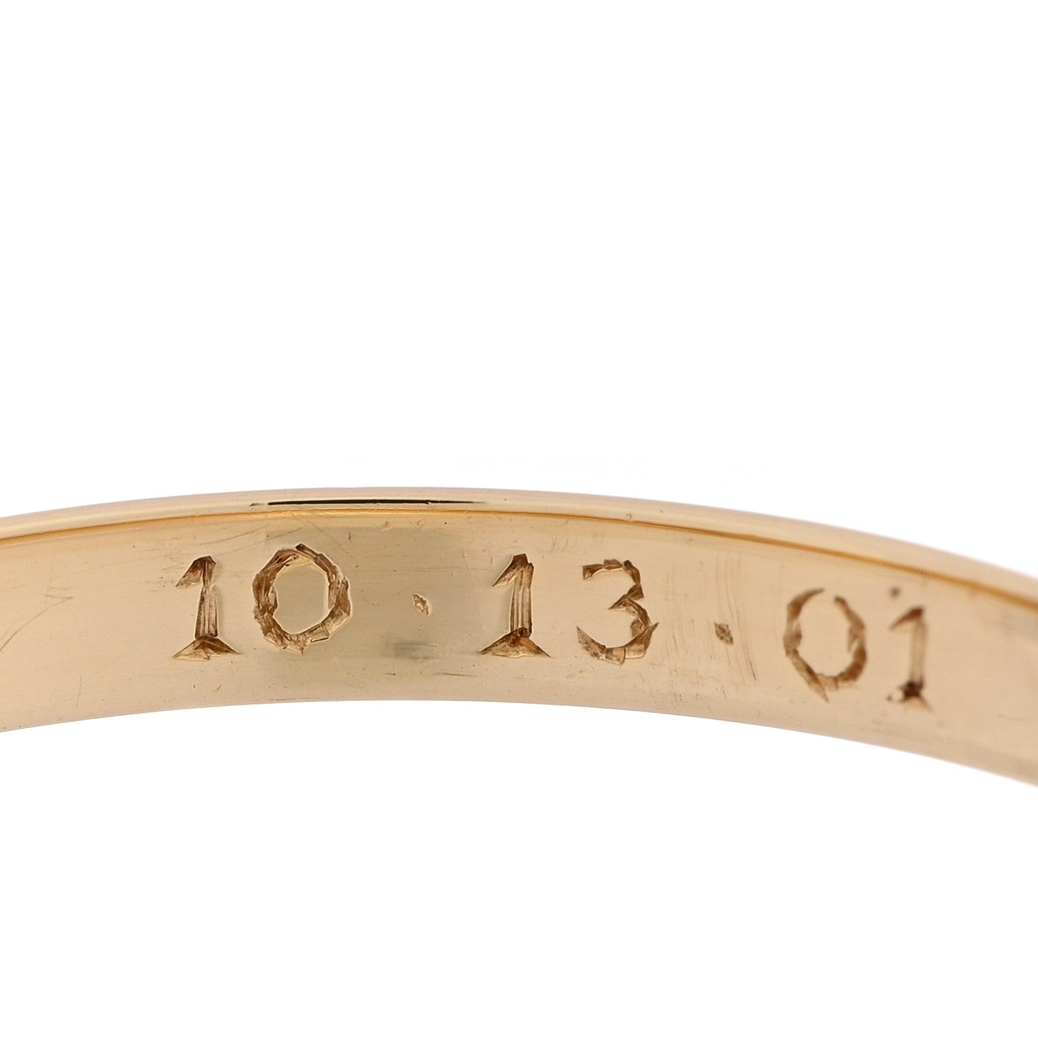 Tiffany 18K Yellow Gold 2mm Knife Edge Wedding Band Ring 54 6.75 6 of 6