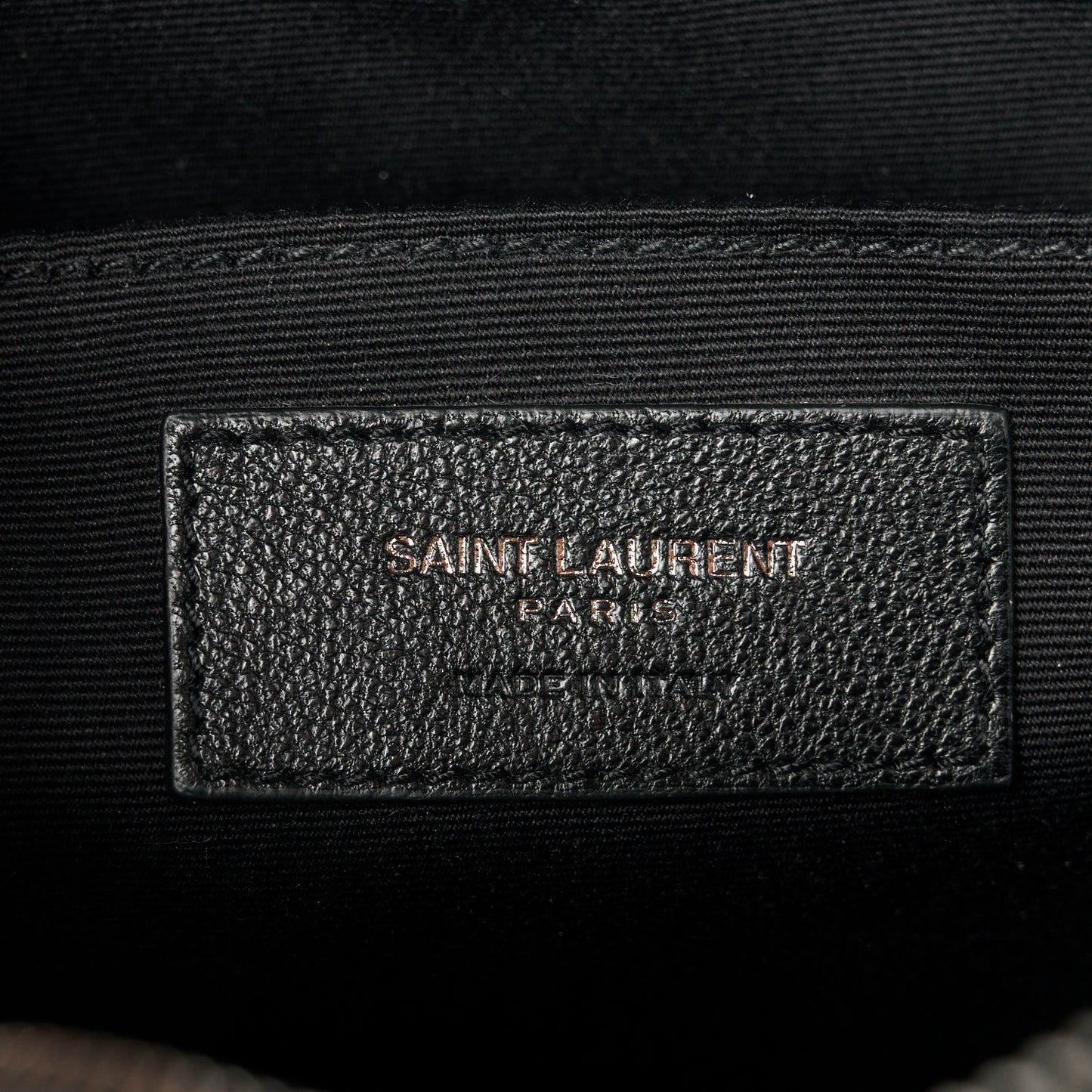 Calfskin Matelasse Monogram Monochrome Lou Camera Bag Black