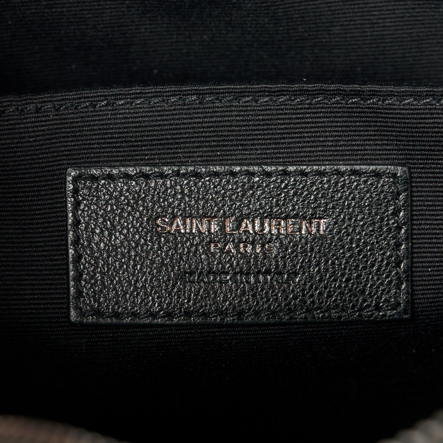 Saint Laurent Calfskin Matelasse Monogram Monochrome Lou Camera Bag Black 6 of 10