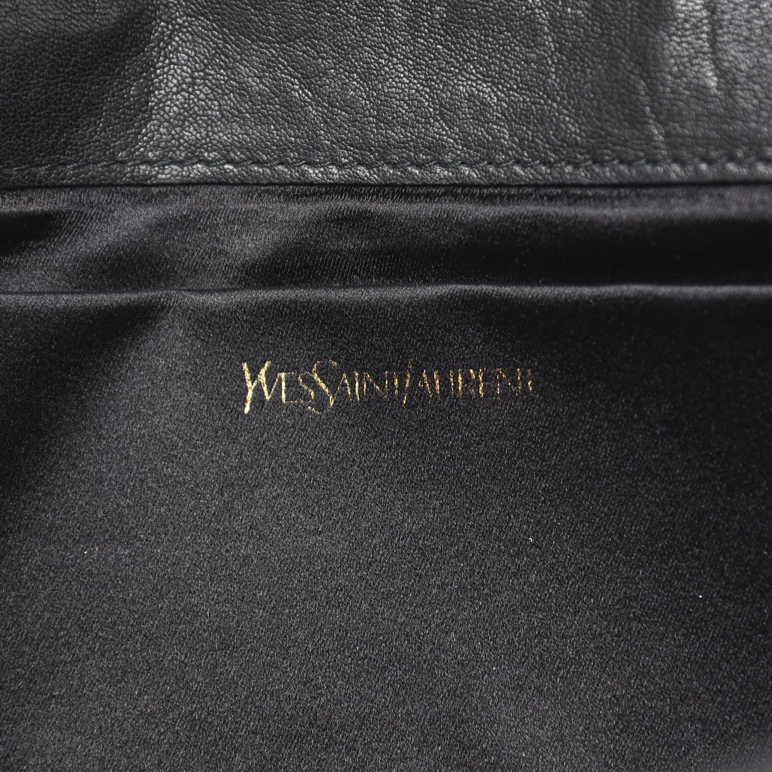 Saint Laurent Calfskin Classic Y Ligne Clutch Black 6 of 11