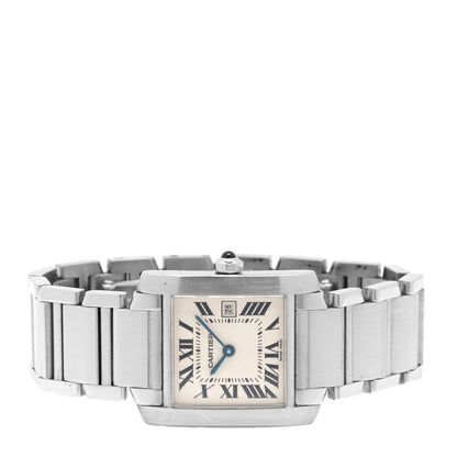 Cartier Stainless Steel 25mm Tank Francaise Quartz Watch 2 of 4