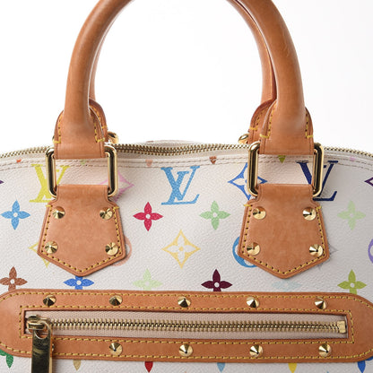 Louis Vuitton Monogram Multicolor Alma White 10 of 18