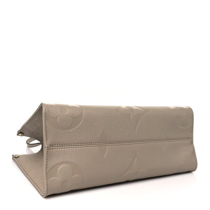 Louis Vuitton Empreinte Monogram Giant Onthego MM Tourterelle 4 of 9