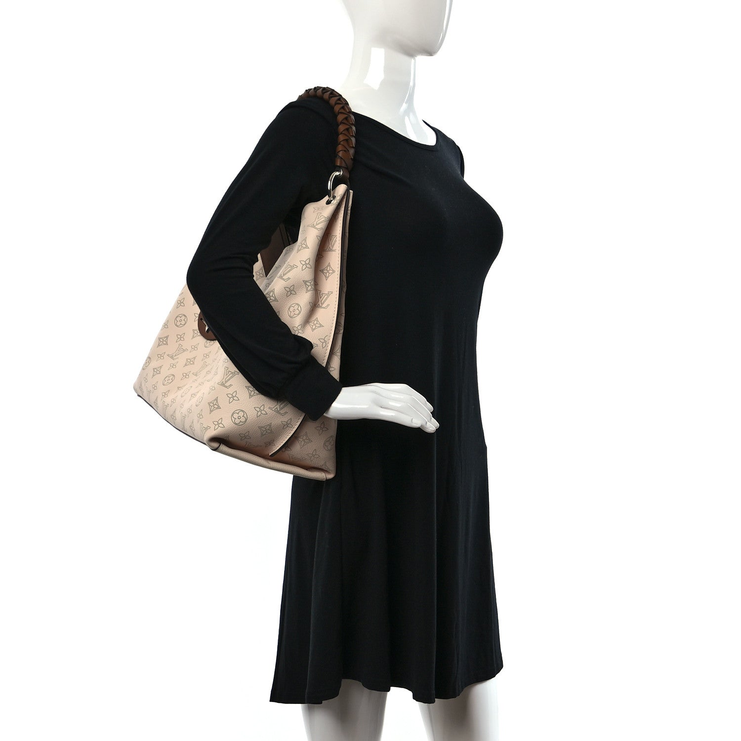 Louis Vuitton Mahina Carmel Hobo Creme 2 of 10