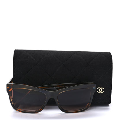 Chanel Acetate Crystal CC 5496 Sunglasses Tortoise 8 of 8