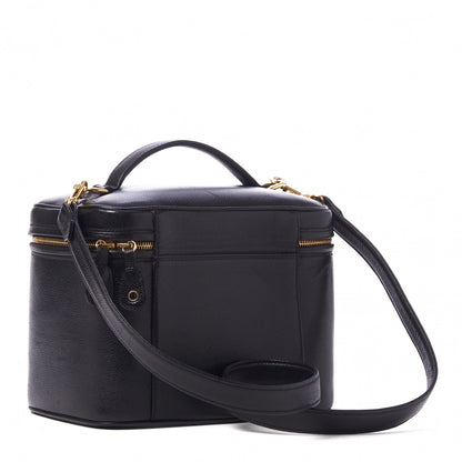 Chanel Caviar CC Vanity Train Case Black 2 of 10