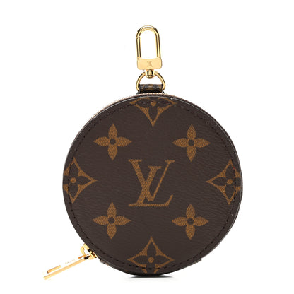 Louis Vuitton Monogram OnTheGo East West Round Coin Purse Red 1 of 6