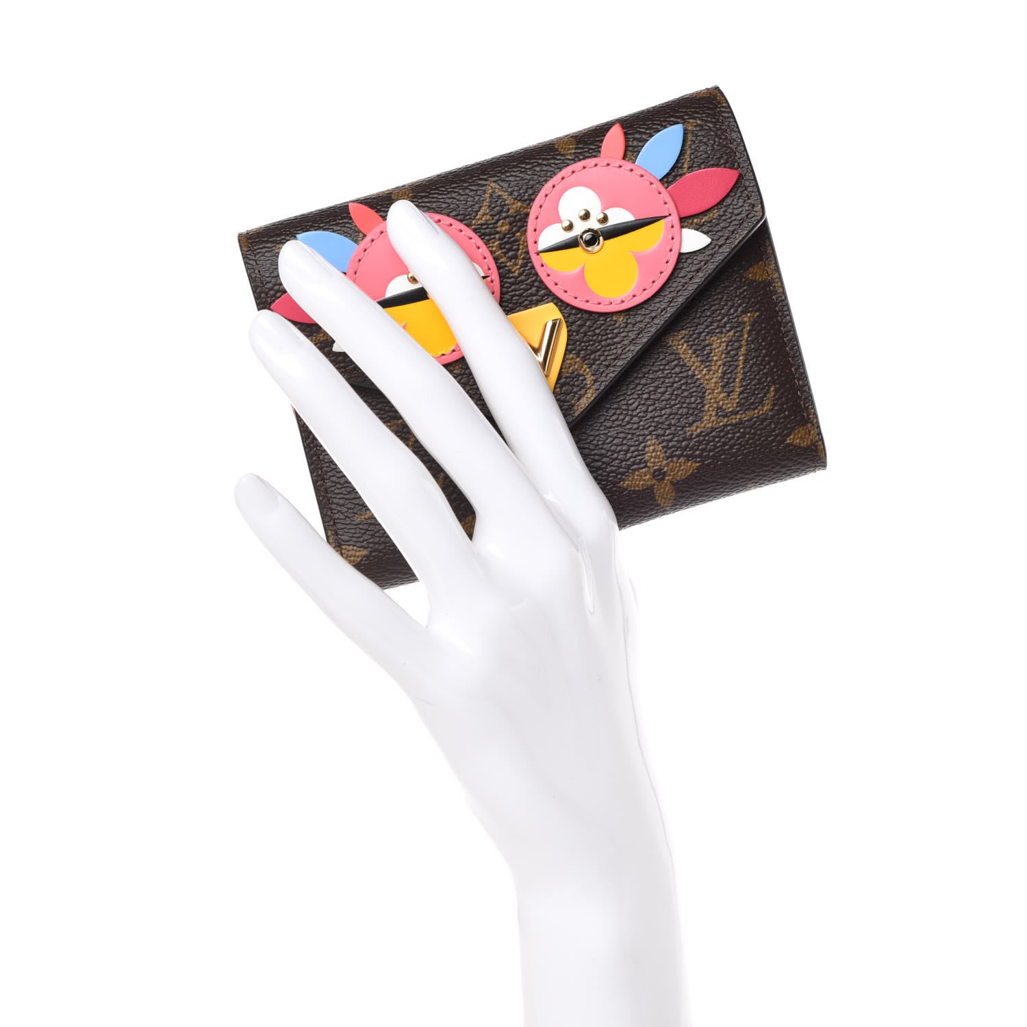 Louis Vuitton Monogram Lovely Birds Victorine Wallet 2 of 8