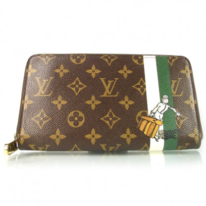 Louis Vuitton Monogram Groom Zippy Organizer Wallet Green 1 of 7