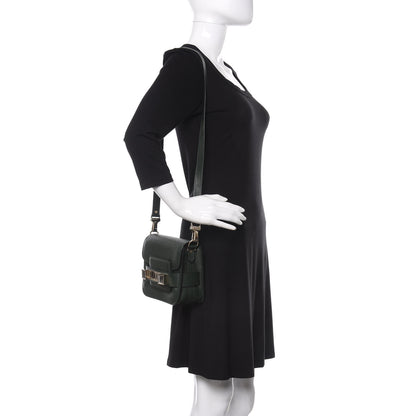 Proenza Schouler Linosa Calfskin Tiny PS11 Classic Shoulder Bag Dark Green 2 of 8