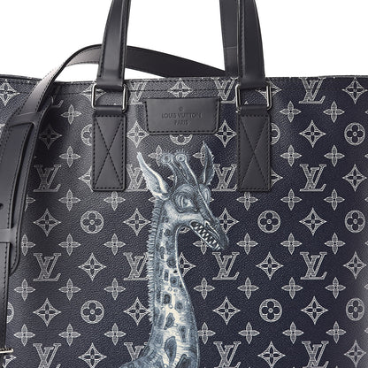 Louis Vuitton Savane Monogram Chapman Atlas Tote Ink 7 of 9
