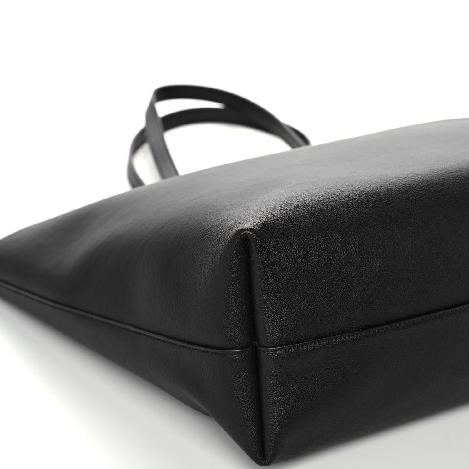 Saint Laurent Calfskin Large Shopping Tote Black 14 of 15