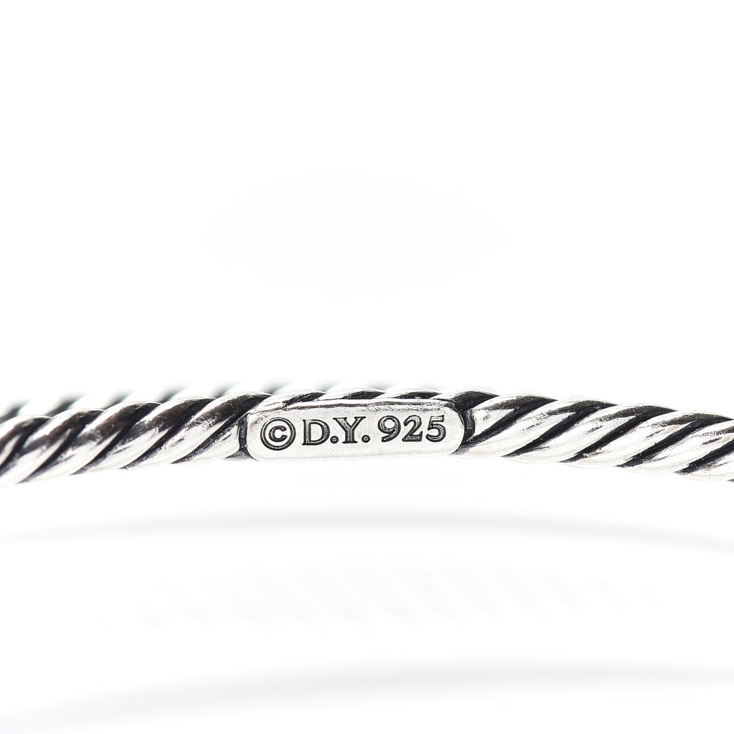 Sterling Silver Crystal Color Classics Cable Bangle Bracelet Set of 2
